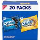 Oreo Mini Mix Sandwich Cookies Variety Pack, 20 Snack Packs, BBD 06/10/26