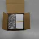 Chinco 30 Packs Blank Name Tags Magnetic Name Tag with Magnetic Backing Locker White Round Corners, 1.5 x 3 Inches Badges for Nurse Personalized Jacket Shirts Office School(Black)