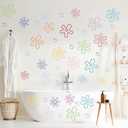 12 Pcs Large Sunflower Flower Stencils for Painting on Wood Garden Fence Paint for Kids Adult Art Crafts Projects Drawing Reusable Burning Pattern for Canvas Decorating (Baby Room)