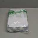 LeMotech ABS Plastic Dustproof Waterproof IP65 Junction Box Universal Electrical Project Enclosure White 7.8 x 6.1 x 3.1 inch (200 x 155 x 80 mm)