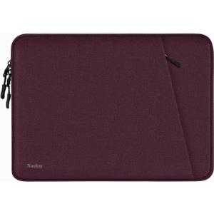 Laptop Sleeve 14 inch, Shockproof Protective Computer Bag with Accessories Pocket, Portable Laptop Case Compatible for 14 inch MacBook Air/Pro, Dell, HP, Acer, Asus, Lenovo, Magenta