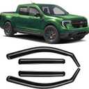 in-Channel Rain Guards Compatible with Ford Maverick 2022-2026 Durable Side Windows Wind Sun Deflectors 2022 2023 2024 2025 2026 Maverick Window Rain Guard Black 4 PCS