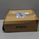 SNSLXH 5 Pack Stackable Closet Storage Basket, Multifunctional & Foldable Closet Organizer for Bathroom Kitchen Laundry Room Wardrobe Storage, Space-Saving Clothes Storage Drawer Organizer, White