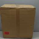 Joydeco 9x12 Area Rugs for Living Room, Non Slip Machine Washable Vintage Rug, Low Pile Chenille Print Rugs for Bedroom, Dining Room, Home Office, Pet & Child Friendly, Tan