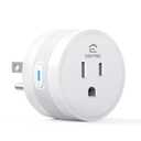 EIGHTREE Smart Plug 2025 Upgrade to 15A, Bluetooth & Wi-Fi Outlet Plug Dual Connection, Voice Control, Remote Control Outlet Timer Indoor, Smart Plugs That Work with Alexa & Google, 2.4GHz Wi-Fi Only