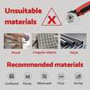 S&F STEAD & FAST Electric Box Cutter 4V, Cordless Electric Scissors for Cardboard, Power Cutter with Case for Crafts, Leather, Paper