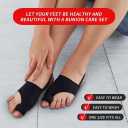 2PCS Bunion Corrector for Women & Men,Big Toe Separators-Bunion Splint-Bunion Pads-Hammer Toes Straightener-Toes Spacers Pain Relief, Comfortable & Breathable for Day/Night