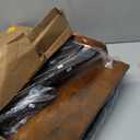 Furnulem Night Stand with Charging Station, USB Ports and Outlets, 28.3 Inch Tall Bedside Table with Wood Shelf, 3 Fabric Drawers Side Table for Bedroom, 3 Ways to Use, Rustic Brown