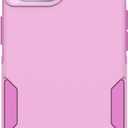 OtterBox iPhone 16e, 15, 14, & 13 Commuter Series Case - Run Wildflower (Pink), Slim & Tough, Pocket-Friendly, with Port Protection