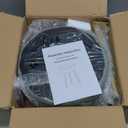 IBUYKE Teddy Velvet Round Footrest Stool Ottoman, Makeup Vanity Stool Side Table, Velvet Dressing Table Seat, Pouf Couch Stool, for Living Room Bedroom, Light Green WBD009D (without storage)