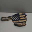 Retro Flag Ergonomic Wrist Support Keyboard Mouse Wrist Rest Set, Computer Office Comfortable Wrist Rest for Mouse Easy Typing