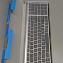 iClever BK10 Bluetooth Keyboard, Wireless Rechargeable Ultra-Slim Keyboard with Long Battery Life, Compatible with iOS, Android, Windows, Mac for iPad, Tablet, Laptop, PC, Phone (Silver Black)