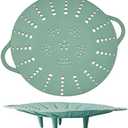 Alimat PluS 1 Pack Large Steamer Basket, Silicone Vegetable Steamer Basket with Handles and Strong Feets Compatible with 6 Qt and 8 Qt Cooking Pots(For Large Pot)