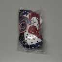 KU Wide Headbands for Women Non Slip 6 Pack Soft Elastic Hair Bands Sports Yoga Running Gym Workout Knotted Head Wraps, Cotton Cloth African Turbans Solid Color-With 6 Pcs Hair Ties (Black)