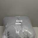 Multi-Functional Pregnant Pillow, Side Pillow, Pure Cotton Removable and Washable, U-Shaped nap Pillow and Cushion (Crystal Velvet - Gray)