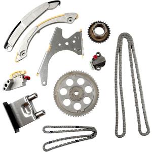ECCPP Timing Chain Kit fits for Chevrolet Colorado,2004-2007 for Buick Rainier for Chevy Colorado Trailblazer 4.2L 2.8L 3.5L 2.9L 3.7L 9-0195SC, w/Timing Chains Crank Sprocket Tensioner Guide rails