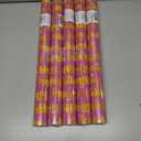 5 x Birthday Wrapping Paper Roll, Mini Roll-17 Inches * 32.8 Feet, Wrap Paper for Girls Women Grandma, for Birthdays, Kid's Birthday Party, Baby Girl, Baby Shower, Newborn, New Moms or Parents, 1 Roll