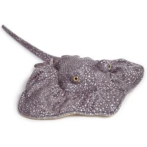 ZHONGXIN MADE Simulation Stingray Fish Plush Toys Stuffed Animal - 20 inch Manta Ray Bass Leopard Stingray Deep Sea Toy, Cute Skate Fish Toy as Gift for Kids