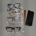 CCVOO Stylish Reading Glasses for Women, Eyeglasses, Blue Light Readers for Women, Computer Eye Glasses, Cheaters +2.5