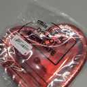 Cunhill Valentines Day Paper Plates Thick Heart Shaped Plates Red Disposable Party 10.6 Inch Large Thick Red Paper Salad Dessert Cake Bridal Shower Decorative for Wedding(50 Pieces)