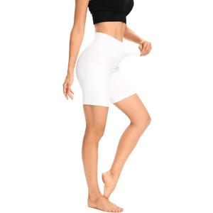 LXNMGO Women's 2"/7" High Waist Yoga Shorts Tummy Control Workout Running Biker Volleyball Shorts for Women with Side Pockets (Large)