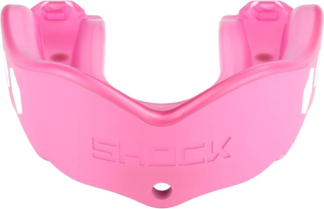 Shock Doctor Mouth Guard Sports, Hockey, Lacrosse, Baseball, Wrestling Moutguard, Gel Max Heavy Duty Protection & Custom Fit, Football Mouth Guard with Strap, Adult & Youth Mouthguard