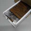 YINMIT Remote Control Holder Wall Mount, TV Remote Holder for Wall, Remote Caddy for Table, Remote Organizer Divided Storage Box for Wall, Table, Living Room, Bedroom (Small, Rustic Brown - Style A)