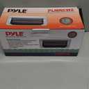 PYLE Water Resistant Marine Stereo Cover - Smoke Colored Heavy Duty Boat Radio Protector Shield with Flip-up Door & Spring Loaded Release - Mounting Gasket Included - Pyle PLMRCW2,White