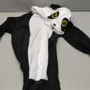 Unisex Kids Onesie, Flannel Cosplay Animal Costume Halloween Onesie Pajamas Home Clothing (6-8 Years, Panda-1)