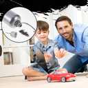 2 Bottles Pinewood Car Graphite Powder 8 oz Total Graphite Lubricant Bottle Graphite Lubricant Powder, Easy Application Tip for Pinewood Car Wheels and Axles Car Race