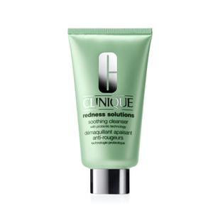 Clinique Redness Solutions Soothing Oil Free Face Cream Cleanser with Probiotic Technology | Appropriate for Skin with Rosacea, 5 Fl Oz