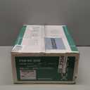 CHESUR 46" Black Flush Mount Ceiling Fans - Low Profile Ceiling Fan Light with Remote/App, 6 Wind Speeds and 3CCT Dimmable, Modern Indoor/Outdoor Fan Light Fixture