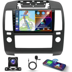 Double Din Car Stereo Radio for Nissan Navara 2006-2012 w/Wireless Carplay Android Auto, 9 Inch HD Touch Screen 2G+32G Android 13 Car Audio Receiver w/GPS Bluetooth WiFi EQ SWC BT AHD Backup Camera