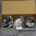 Ganiza Smoothie Blender, 900W Blenders for Shakes and Smoothies, 15-Piece Personal Blender and Grinder Combo for Kitchen, Smoothies Maker with 4 BPA-Free Portable Cup, Nutritious Recipe (Black)