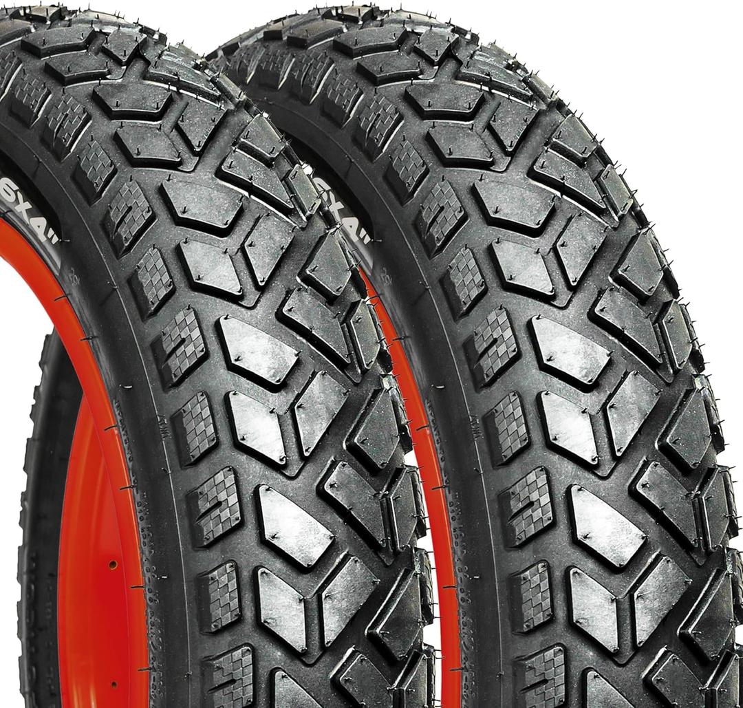 HEB ALLSCAPE 20x4 Bike Tire / 26x4 Bike Tire - Fat Tire for Ebike MTB, Heavy Duty High-Performance E-Bike Mountain Bike Tire, All-Terrain Directional Tread, High-Density Tire for Street & Trail Riding (26 x 4" Fat Tire)