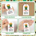 Serencatcher 50Pcs Dumpster On Fire Thank You Tags with String, Funny Thank You for Supporting Me Through This Dumpster On Fire Gift Tags for Teacher Employee Colleagues Customers Family Appreciation