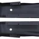 ApplianPar Driver and Passenger Side Rear Bumper Ends Steel with Parking Sensor Hole for Ford F150 2015-2020