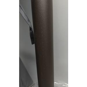 wikiwiki 9 FT Patio Umbrellas Outdoor Table Market Umbrella with Push Button Tilt/Crank, 8 Sturdy Ribs, Fade Resistant Waterproof POLYESTER DTY Canopy for Garden, Lawn, Backyard & Pool, Dark Gray