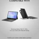 Doohoeek Keyboard Folio w/Status Screen for Samsung Galaxy Tab S11 Ultra 14.6 inch 2025, Tab S11 Ultra 14.6" Bluetooth Keyboard with Trackpad & Any-Angle Stand & Backlit, Tab S11 Ultra Keyboard