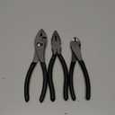 Amazon Basics Pliers Set, Hand Tools for Precision, Cutting Wire Cutter with Needle Nose and Diagonal, Quality Tool Set for Home Maintenance, Set of 4, Black and Silver