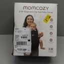 Momcozy Breathable Mesh Baby Carrier, Ergonomic and Lightweight Infant Carrier for 7-44lbs with Enhanced Lumbar Support, All Day Comfort for Hands-Free Parenting, Air Mesh-Grey