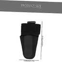 Foot Splint for Foot Support Comfortable Wrap and Drop Nighttime Orthosis for Plantar Rehabilitation Lightweight Design for Daytime Use (25x13x0.5cm, Black)