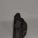 S&W M&P 2.0 9mm Holster 4/4.25 inch Compact/Full Size IWB Kydex Holster Fit: Smith & Wesson M&P M2.0 4/4.25 inch 9mm/.40 Pistol  Inside Waistband Concealed Carry  Adj. Cant & 'Posi-Click' Retention (Left Hand Draw, IWB | OD Green Carbon Fiber)