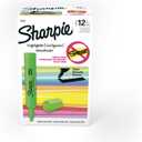 Sharpie Tank Style Highlighters, Chisel Tip,  Green, Box of 12