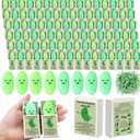 Wettarn 50 Sets Appreciation Pickle Gifts Cute Stress Balls with Support Gift Boxes Adults Party Favors for Employee Coworker Friends Office Positive Relief Toys Stocking Stuffers