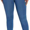 KUNMI Womens Classic High Waisted Skinny Stretch Butt Lifting Jeans Slim Fit Denim Pants, Size 26