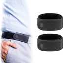 BeltBro Titan No Buckle Elastic Belt For Men  Fits 1.5 Inch Belt Loops, Comfortable and Easy To Use (2 Large: Men's 40"-51" Waist, Black)