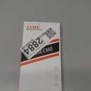 JAME for Samsung Galaxy A17/A16 5G Case, Ring Holder Stand, Slide Camera Cover, 2 Pack Screen Protectors, Dual-Layer Shockproof Protective, Magnetic Accessory Friendly Galaxy A16/A17 4G Case, Black