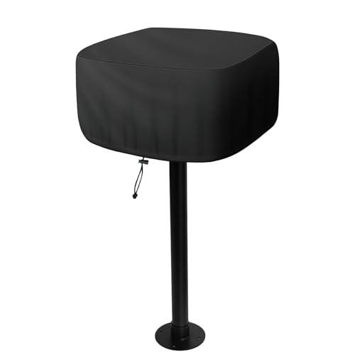 Bonnary Heavy Duty 600D Park Style Grill Cover, Waterproof Outdoor BBQ Cover for Rectangular Table Top Grills, Upgraded Rip-Proof Oxford Fabric with Seam Tape (Fits up to 24.4"x23.6"x19.7")