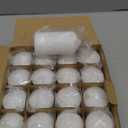 YOROXRG 2"x4" High White Pillar Candles, Set of 20 Unscented. Bulk Buy. Ideal for Halloween, Wedding, Emergency Lanterns, Household, Wedding and Home Dcor Candlesticks